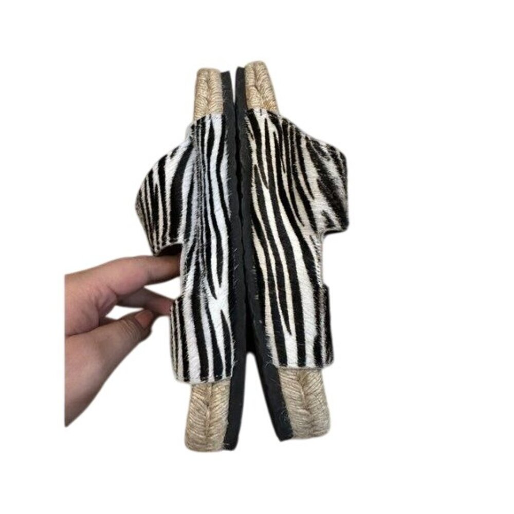 Manebi Dakota Slides In Zebra Stripe - image 3